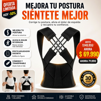 PostureX™ - Corrector de postura en X