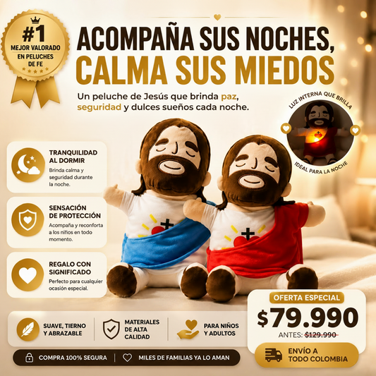 LuzDivina™ - Peluche Jesús Respiración