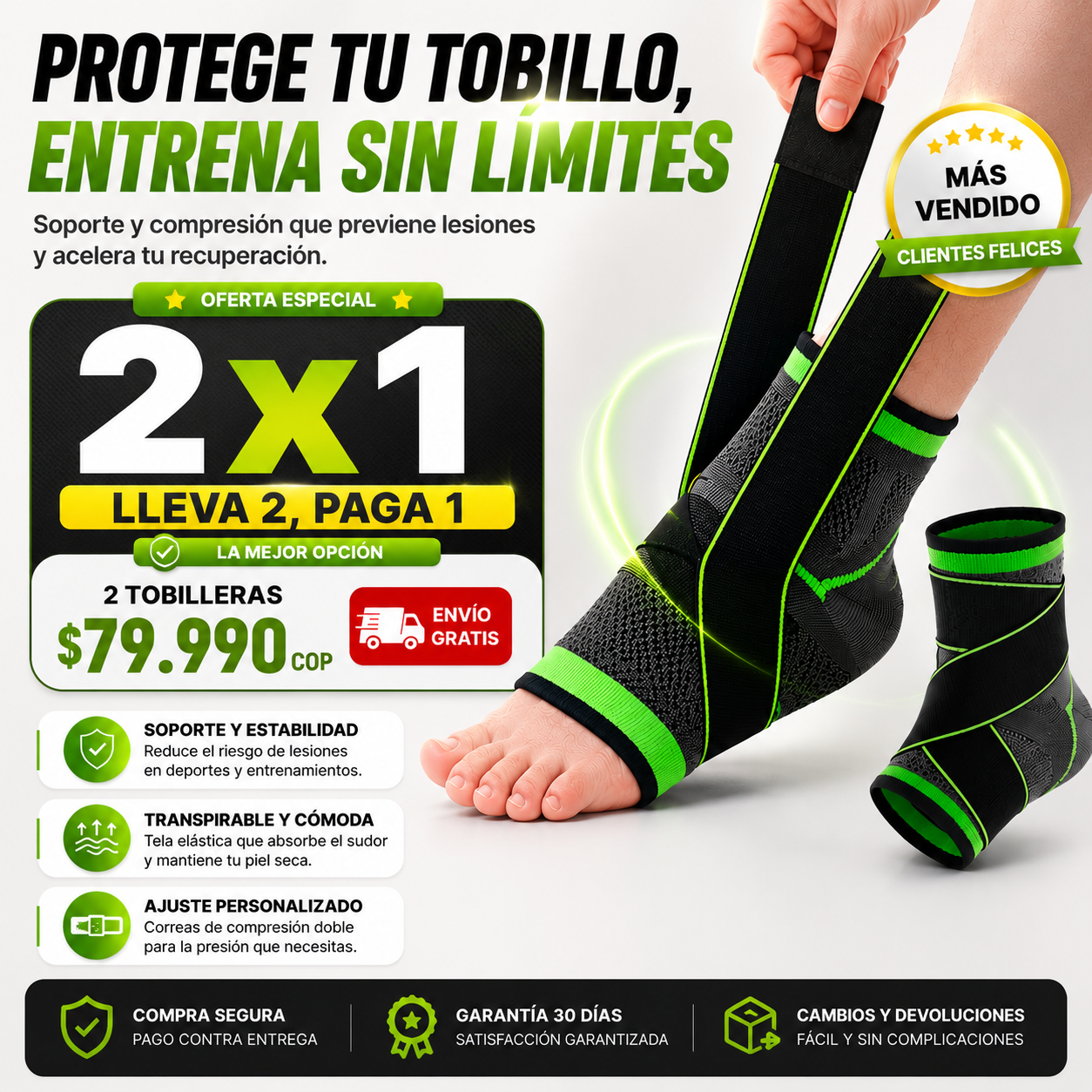 StepForce™ - Tobillera ajustable