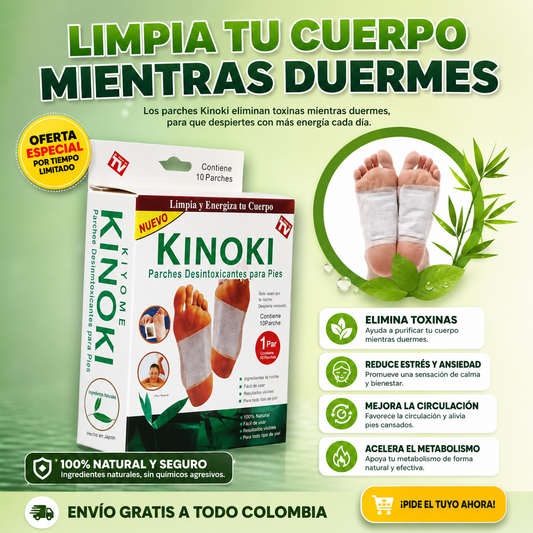 Kinoki™ - Parche Détox Para Pies